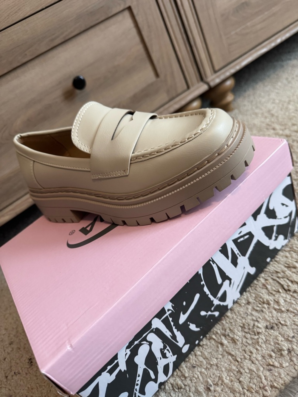 Tan Loafers
